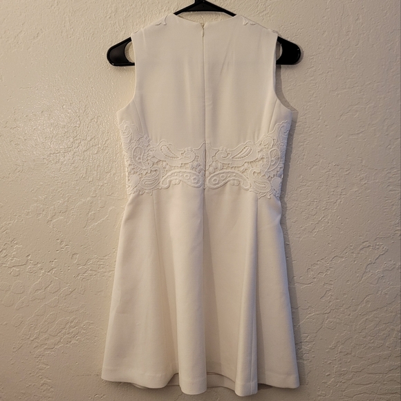 Eliza J Lace Ponte Fit & Flare Dress 0P - Picture 5 of 9